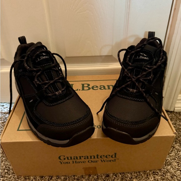 NWT L.L. Bean Trail Model 4 Hiker Shoes Men’s Size 10.5 – Black Hiking Sneakers